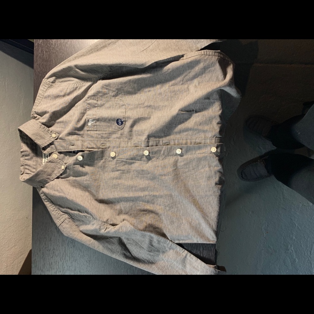 Young Men’s Collared Button Up - Grey